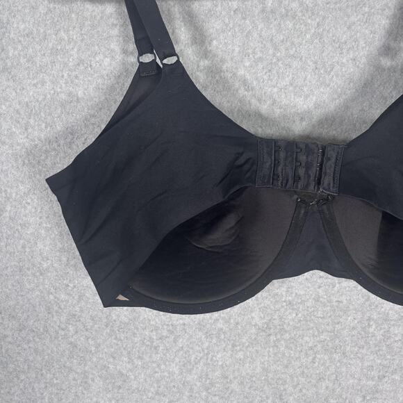 Olga To A Tee 35145 Bra 40D Black Lightly Padded Underwire Seamless Smoothing - Picture 4 of 8